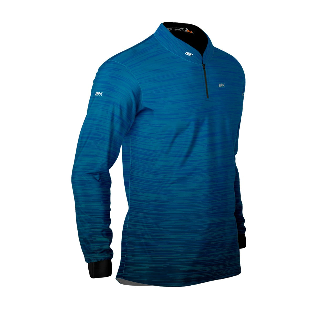 Camisa Agro Básica Brk Mescla Azul com Proteção Solar UV50+ - Brk Agro