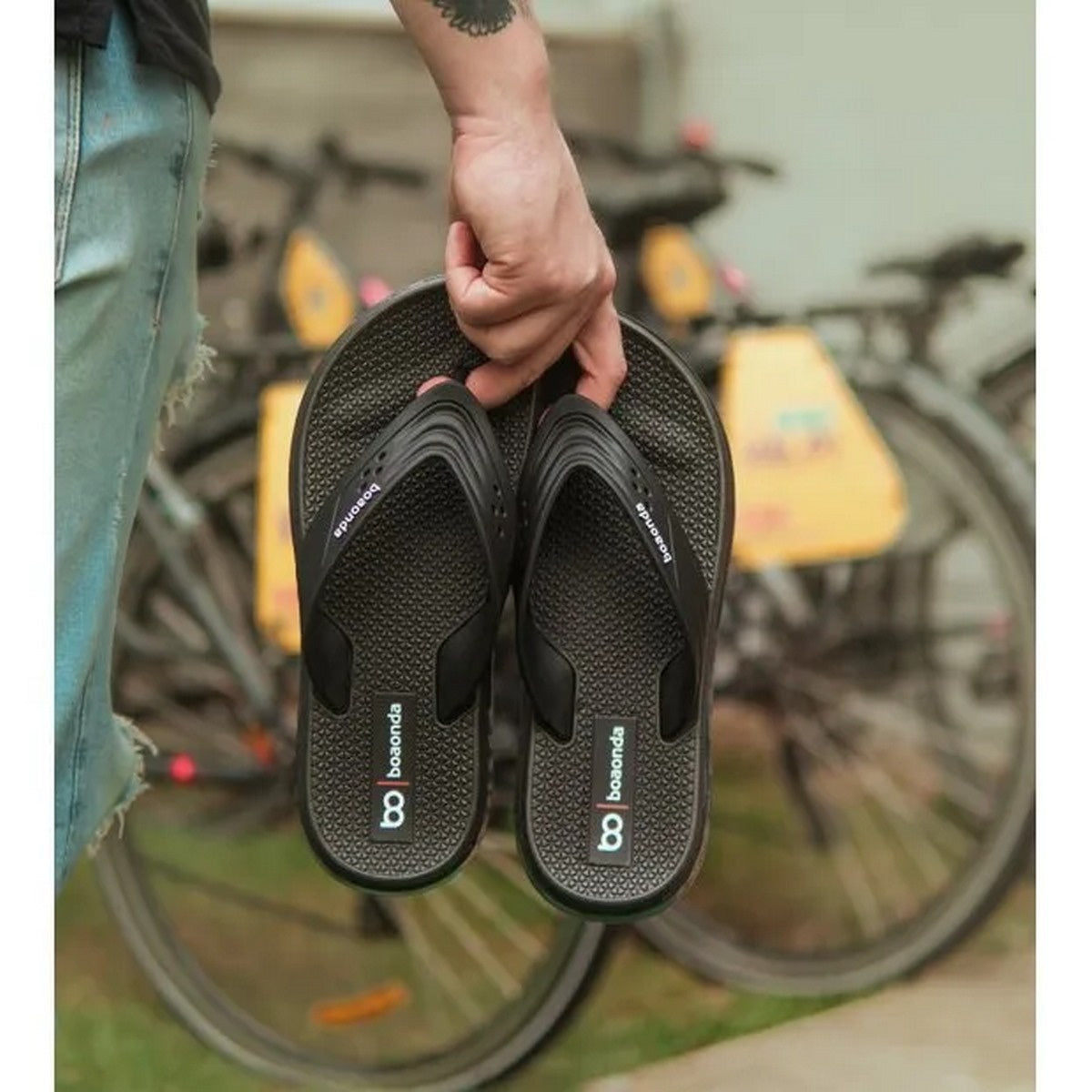 Chinelo Boaonda Conforto Extremo para Pés Sensíveis - Preto Cristal - Brk Agro