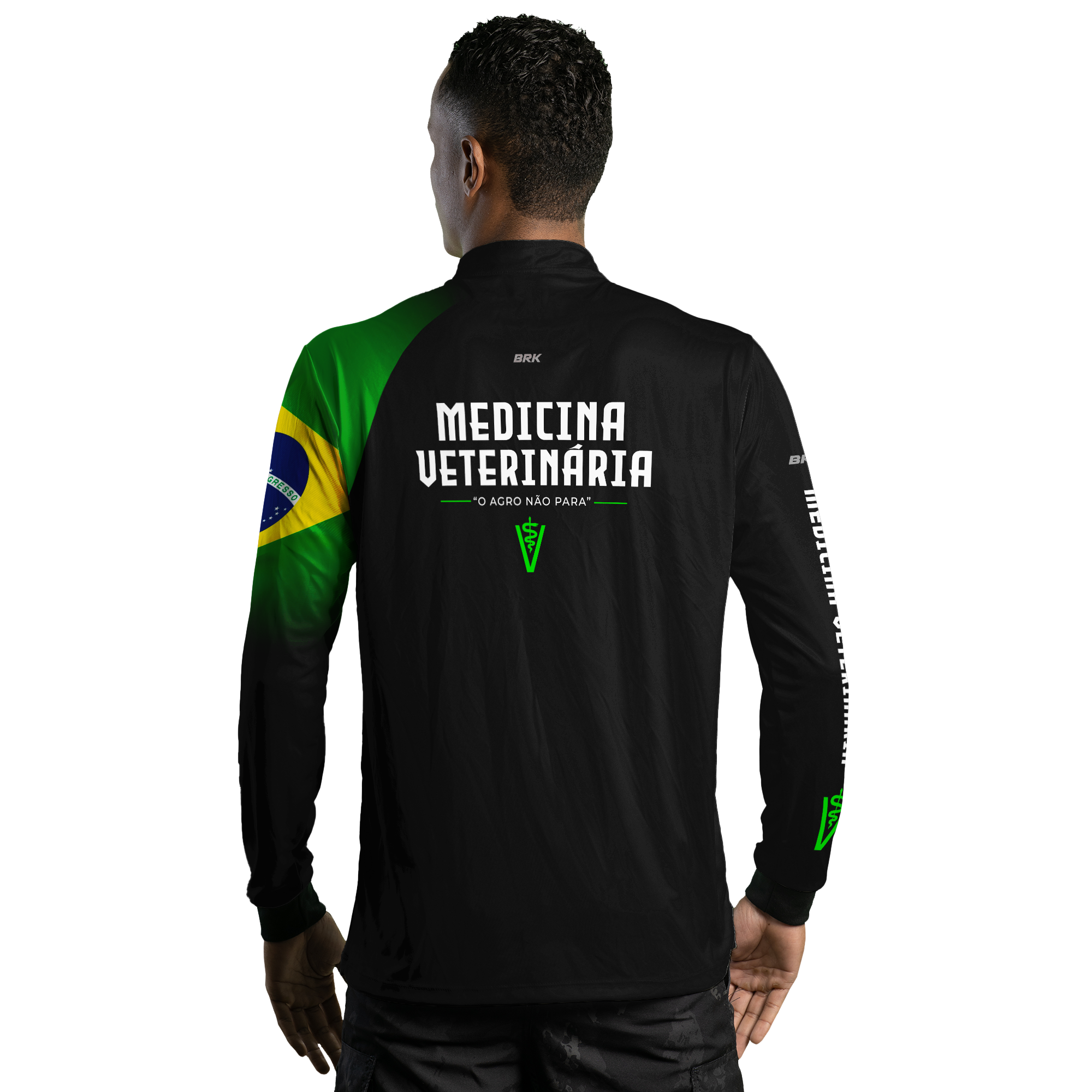 Camisa Agro Brk Medicina Veterinária com Proteção Solar UV50+ - Brk Agro