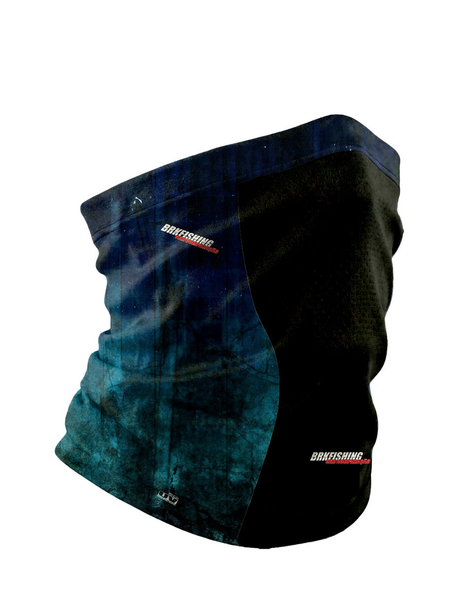 Bandana Black Mask Brk Azul e Preto com Proteção UV50+ - Brk Agro