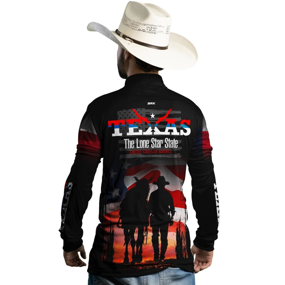 Camisa Agro Brk Texano com Proteção Solar UV50+ - Brk Agro