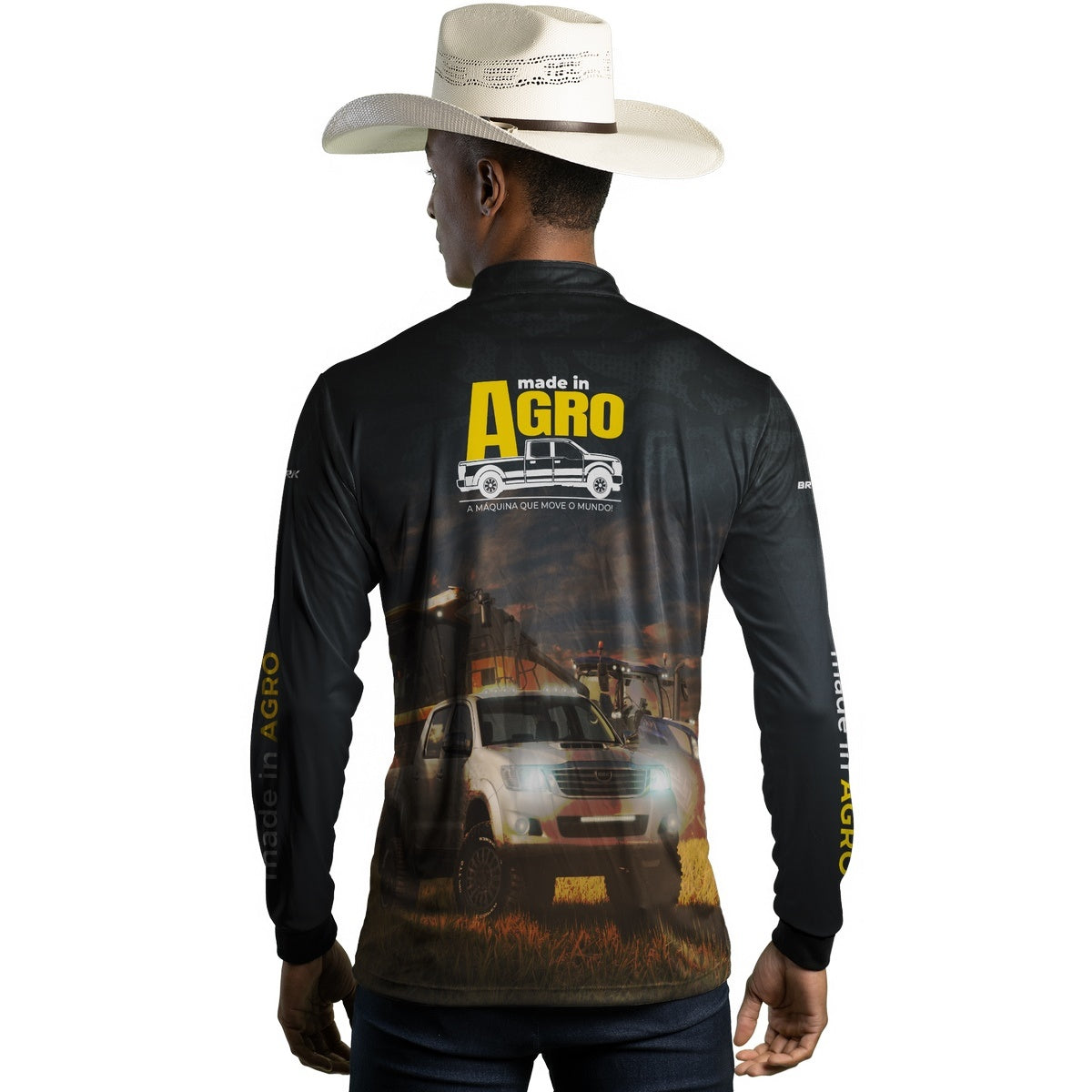 Camisa Agro Brk Caminhonete 4x4 com Proteção Solar UV50+ - BRK AGRO