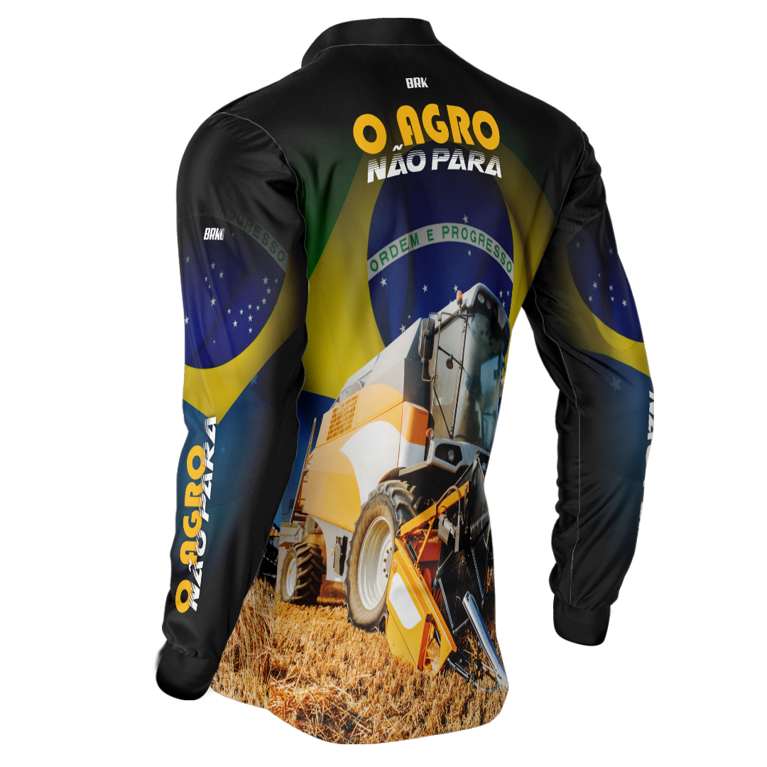 Camisa Agro Brk O Agro Não Para Proteção Solar UV50+ - BRK AGRO