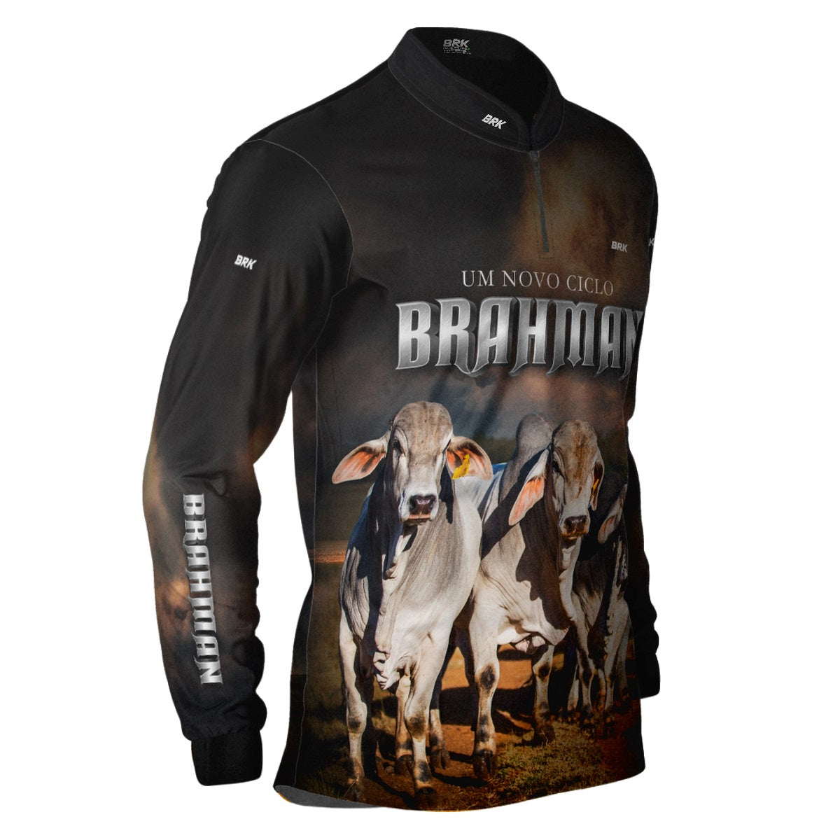 Camisa Agro Brk Raça Brahman com Proteção Solar UV50+ - BRK AGRO