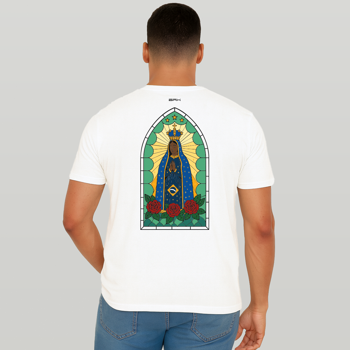 Camiseta Agro Brk Padroeira do Brasil com Algodão Premium - Brk Agro