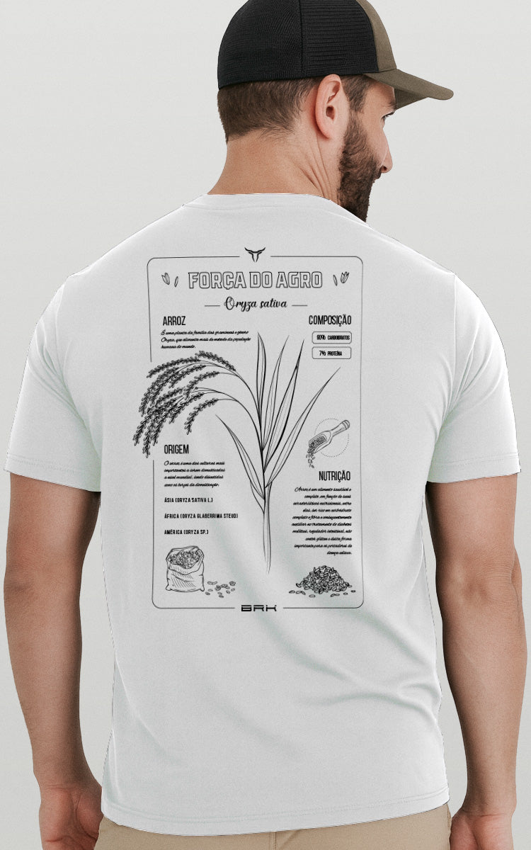 Camiseta Básica de Algodão Brk Científica Arroz - Brk Agro