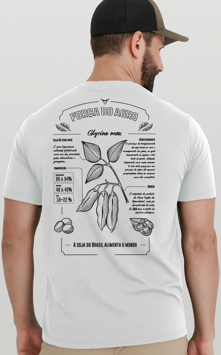 Camiseta Básica de Algodão Brk Científica Soja - Brk Agro