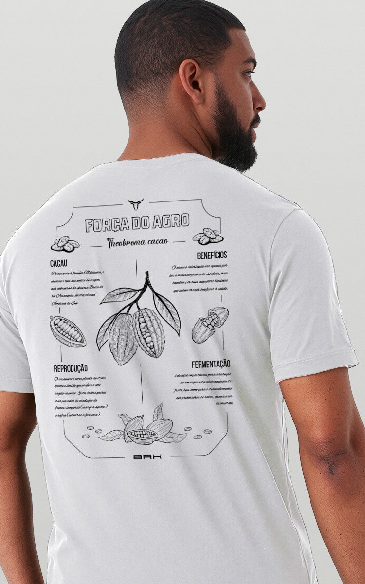 Camiseta Básica de Algodão Brk Científica Cacau - Brk Agro