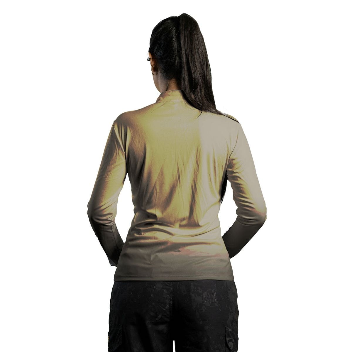 Camisa Feminina Agro Brk Unissex Basic Areia com Proteção Solar UV50+ - Brk Agro