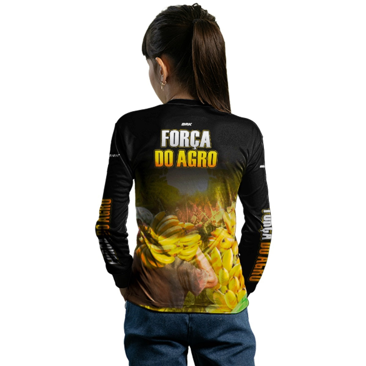 Camisa Agro Brk A Força do Agro Produtor de Banana com UV50+ - BRK AGRO