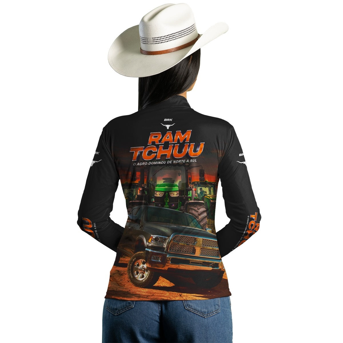 Camisa Agro Brk Caminhonete RAM TCHUU com Proteção Solar UV50+ - BRK AGRO