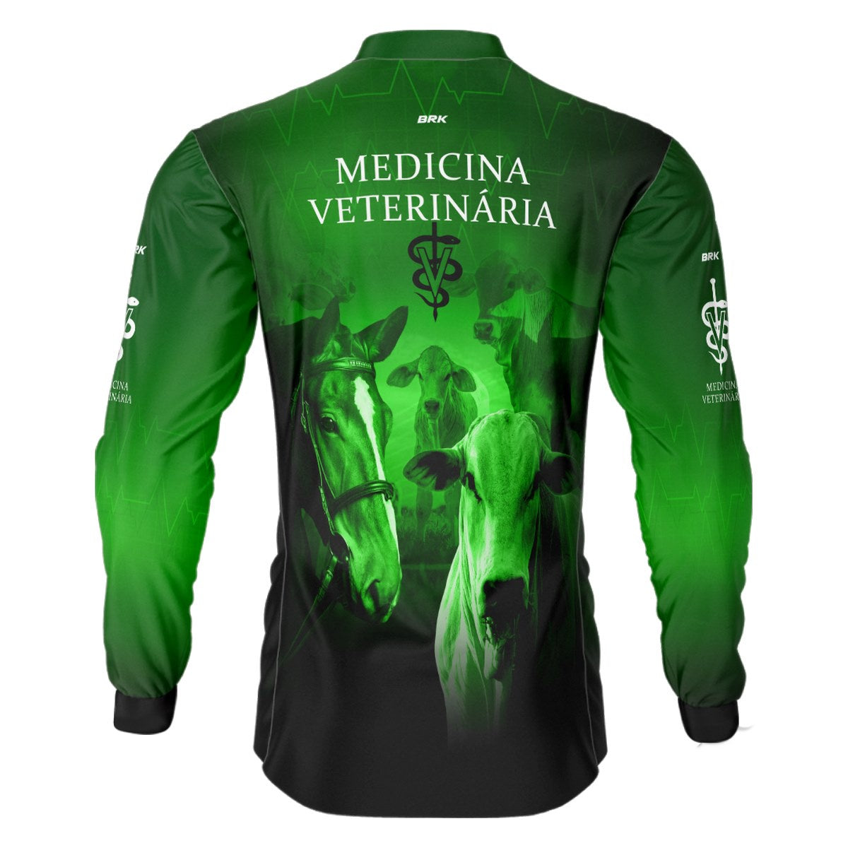 Camisa Agro Brk Medicina Veterinária com UV50+ - BRK AGRO