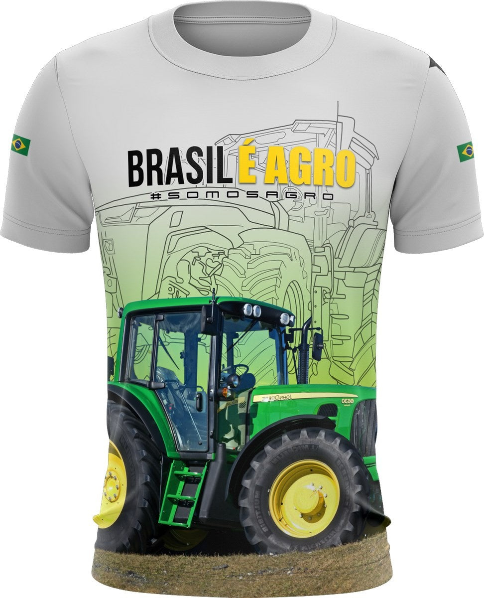 Camiseta Agro Brk Brasil é Agro 05 com Proteção Solar UV50+ - Brk Agro