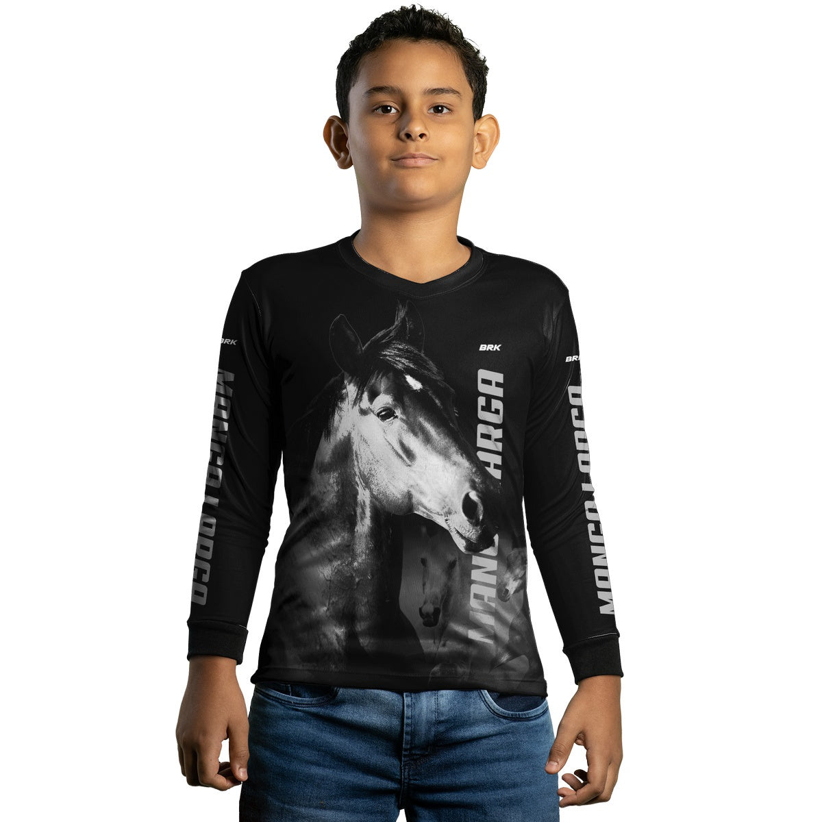 Camisa Agro Brk Cavalo Mangalarga com Proteção Solar UV50+ - Brk Agro
