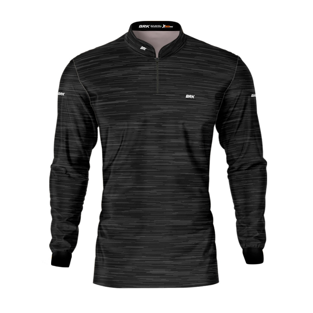 Camisa Masculina Agro Brk Mescla Cinza Escuro com Proteção Solar UV50+ - Brk Agro