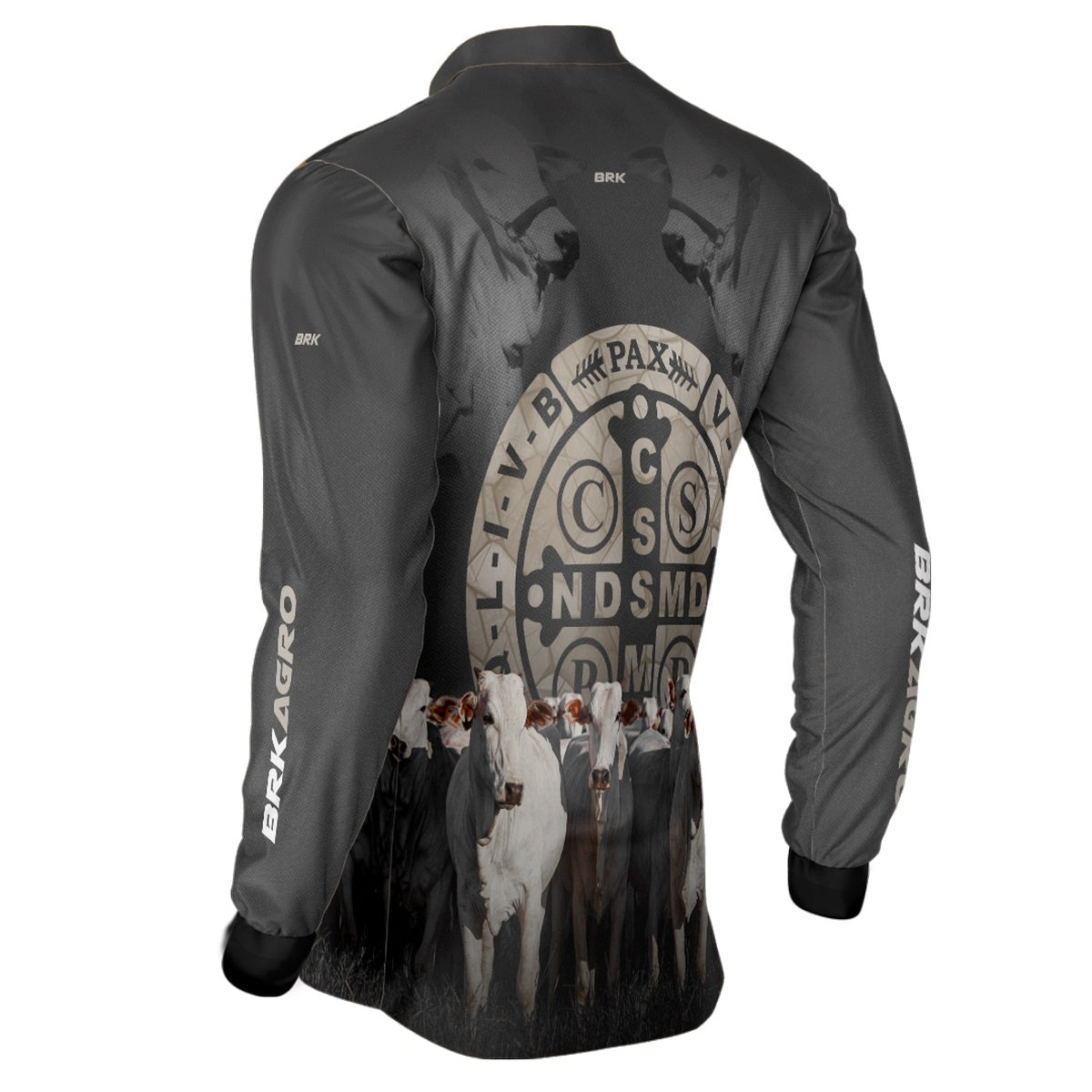 Camisa Agro Brk Pecuária São Bento com UV50+ - Brk Agro