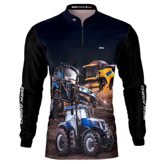 Camisa Agro Brk Maquinário Agrícola com Proteção Solar UV50+ - Brk Agro