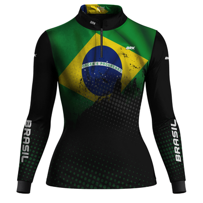 Camisa Brk Brasil com Proteção UV50 Envio Imediato - Brk Agro