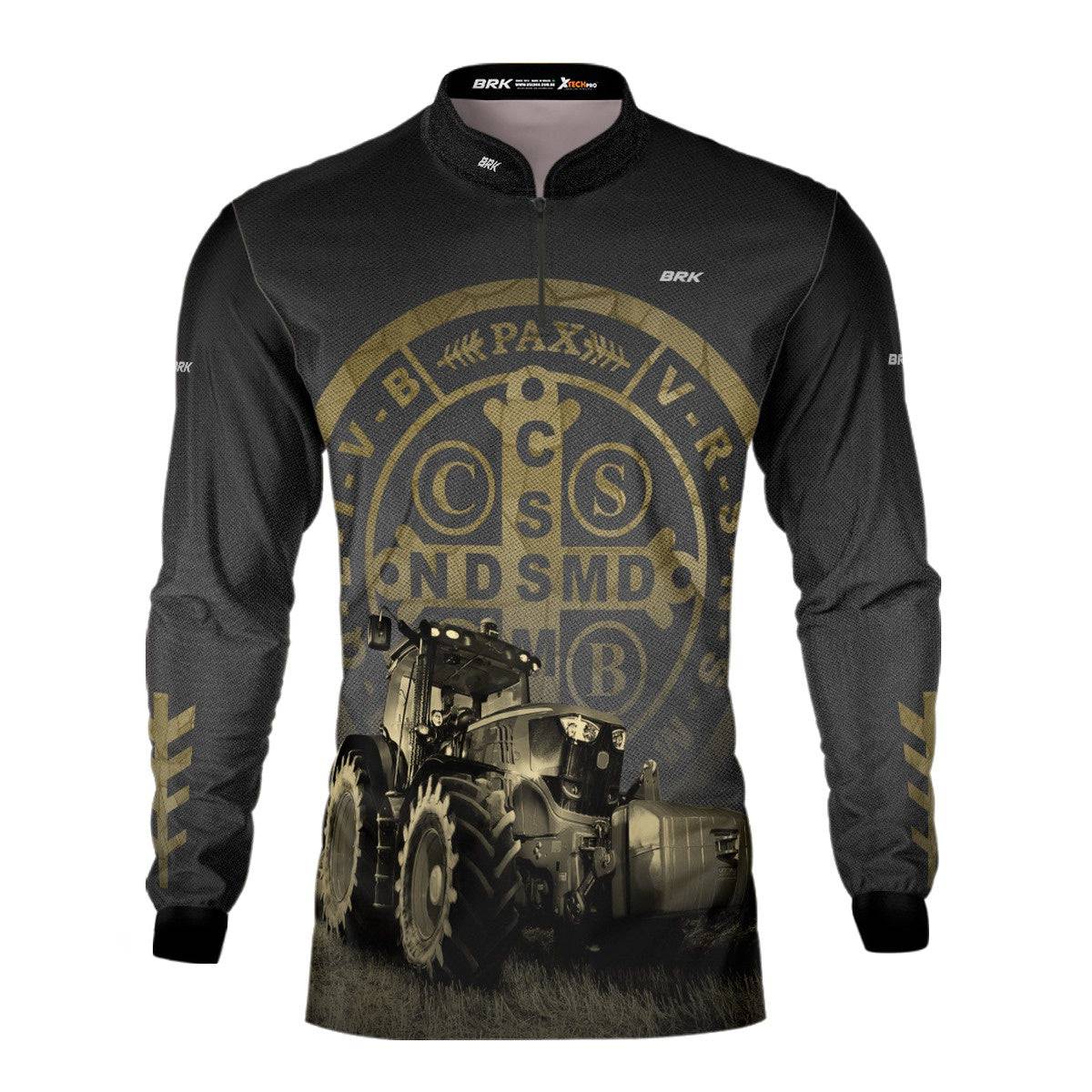 Camisa Agro Brk Medalhão São Bento com UV50+ - Brk Agro