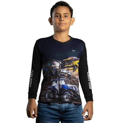 Camisa Agro Brk Maquinário Agrícola com Proteção Solar UV50+ - Brk Agro