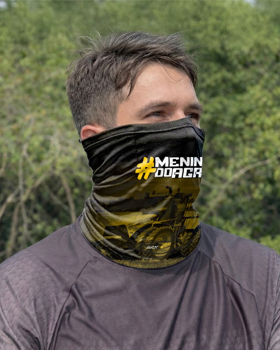 Bandana Tubeneck Agro Brk Hashtag Menino do Agro com Proteção Solar UV50+ - Brk Agro