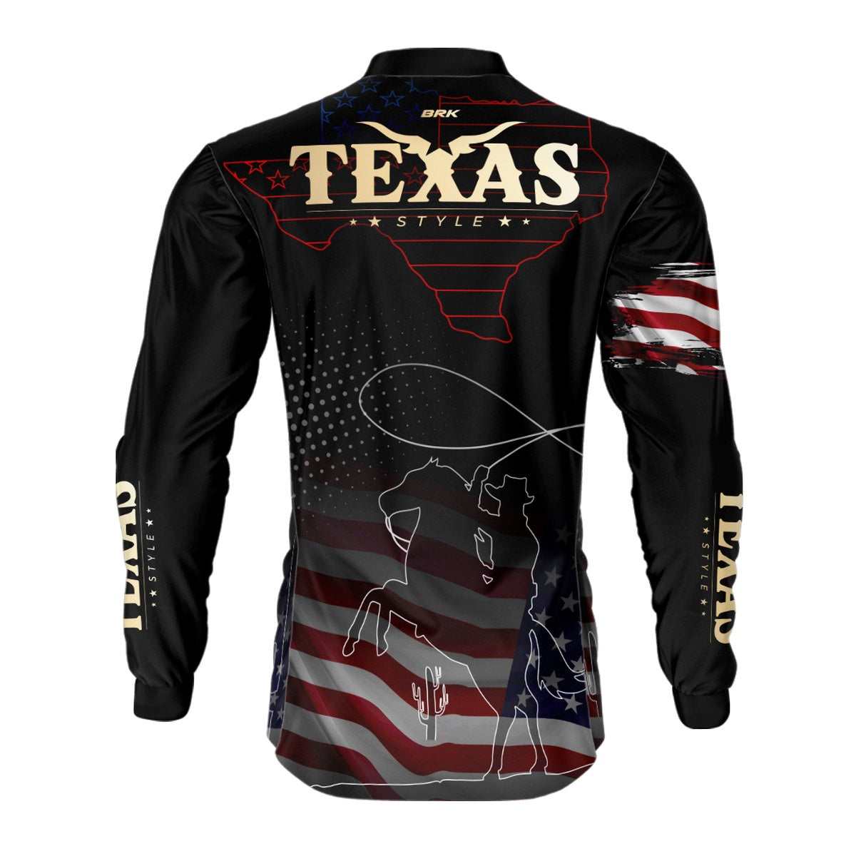 Camisa Agro Brk Texas Estados Unidos com Proteção Solar UV50+ Envio Imediato - Brk Agro