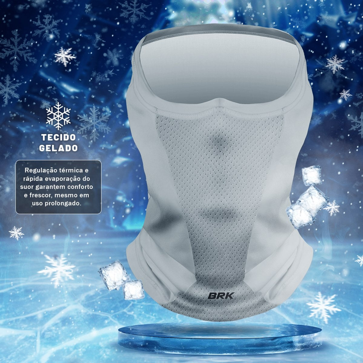 Bandana Black Mask Brk Verde Musgo Liso Proteção UV50+ - Brk Agro