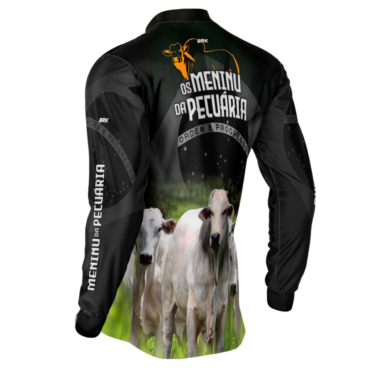 Camisa Agro Brk Os Meninu Da Pecuária Nelore com Proteção Solar UV50+ - Brk Agro