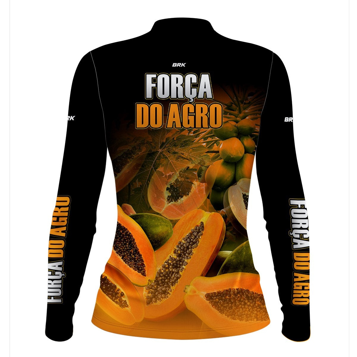 Camisa Agro Brk A Força do Agro Produtor de Mamão com UV50+ - BRK AGRO