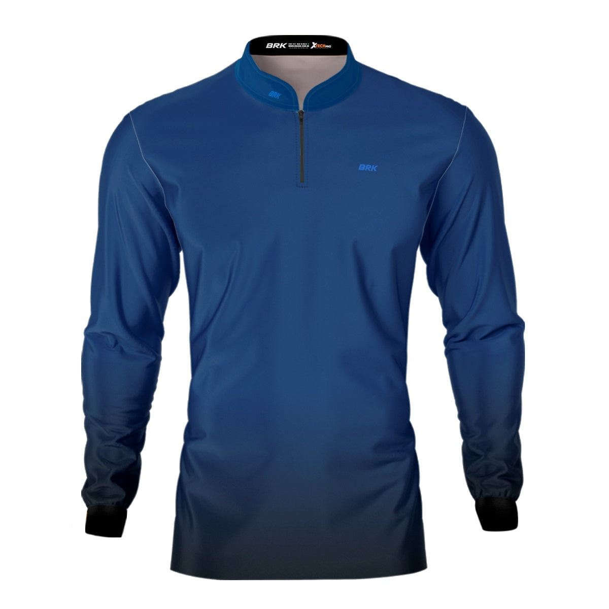Kit 2 Camisas Básicas Brk Cinza e Azul com Proteção UV50+ - Brk Agro