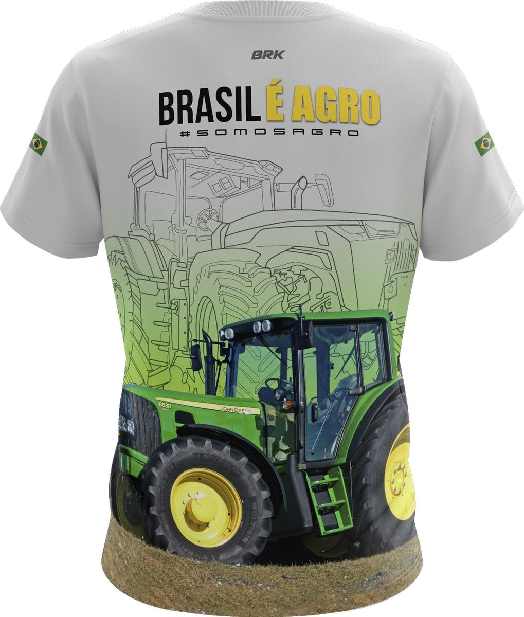 Camiseta Agro Brk Brasil é Agro 05 com Proteção Solar UV50+ - Brk Agro