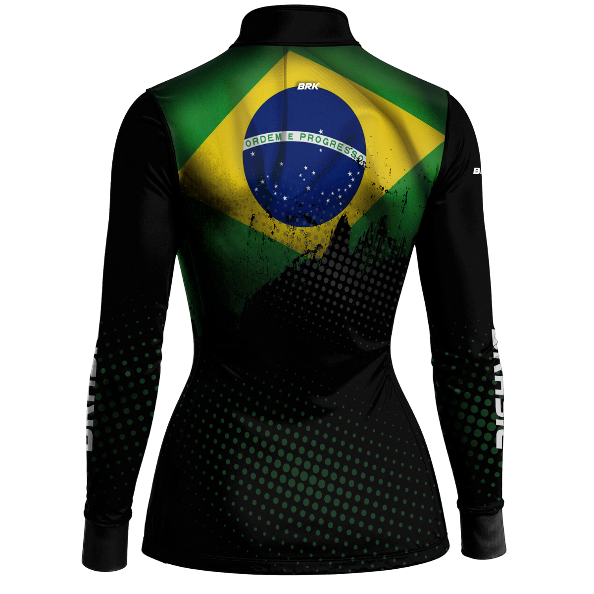 Camisa Feminina Agro Brk Bandeira do Brasil com Proteção Solar UV50+ - Brk Agro