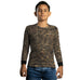 Camisa Infantil Agro Brk Camuflado Real Tree com Proteção com Proteção Solar UV50+ - Brk Agro