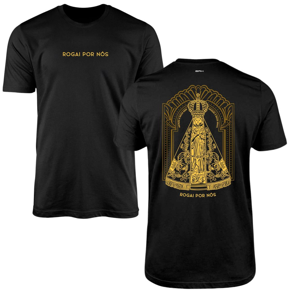 Kit Com 3 Camisetas De Algodão Coleção Nossa Senhora Aparecida - Brk Agro