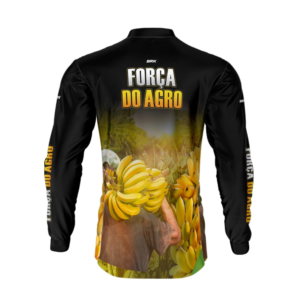Camisa Agro Brk A Força do Agro Produtor de Banana com UV50+ - BRK AGRO