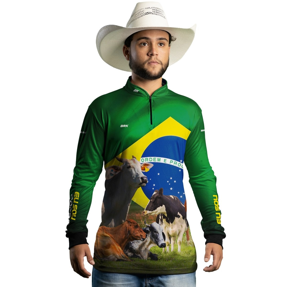 Camisa Agro Brk Eu Sou Do Agro com Proteção Solar UV50+ - BRK AGRO