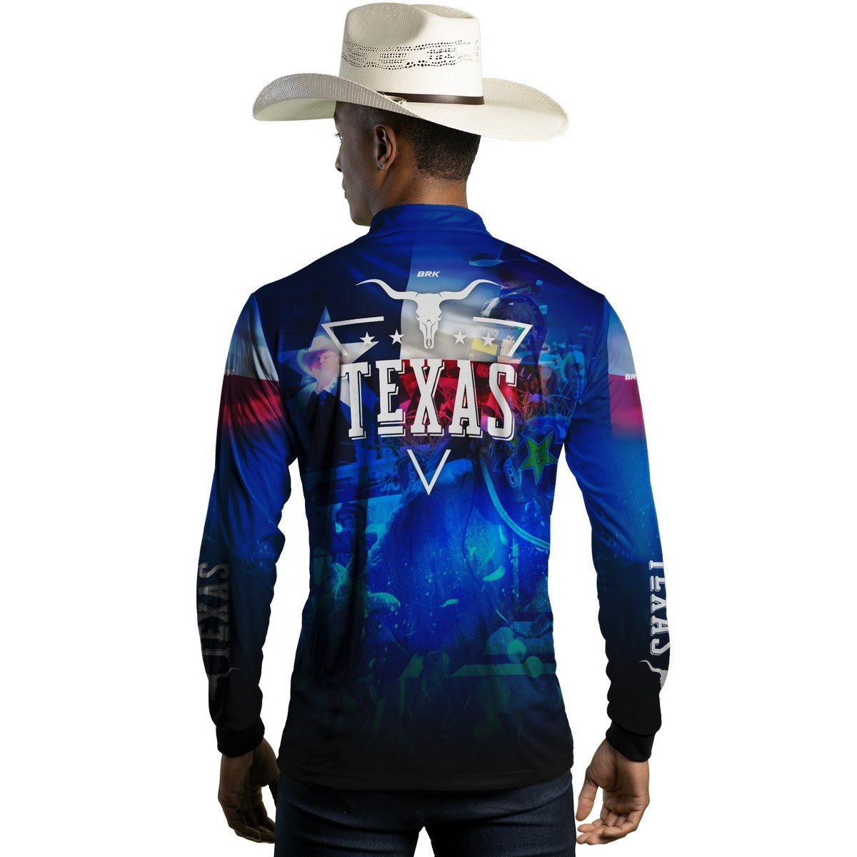 Camisa Agro Brk Country Texas Rodeio com Proteção Solar UV50+ - BRK AGRO