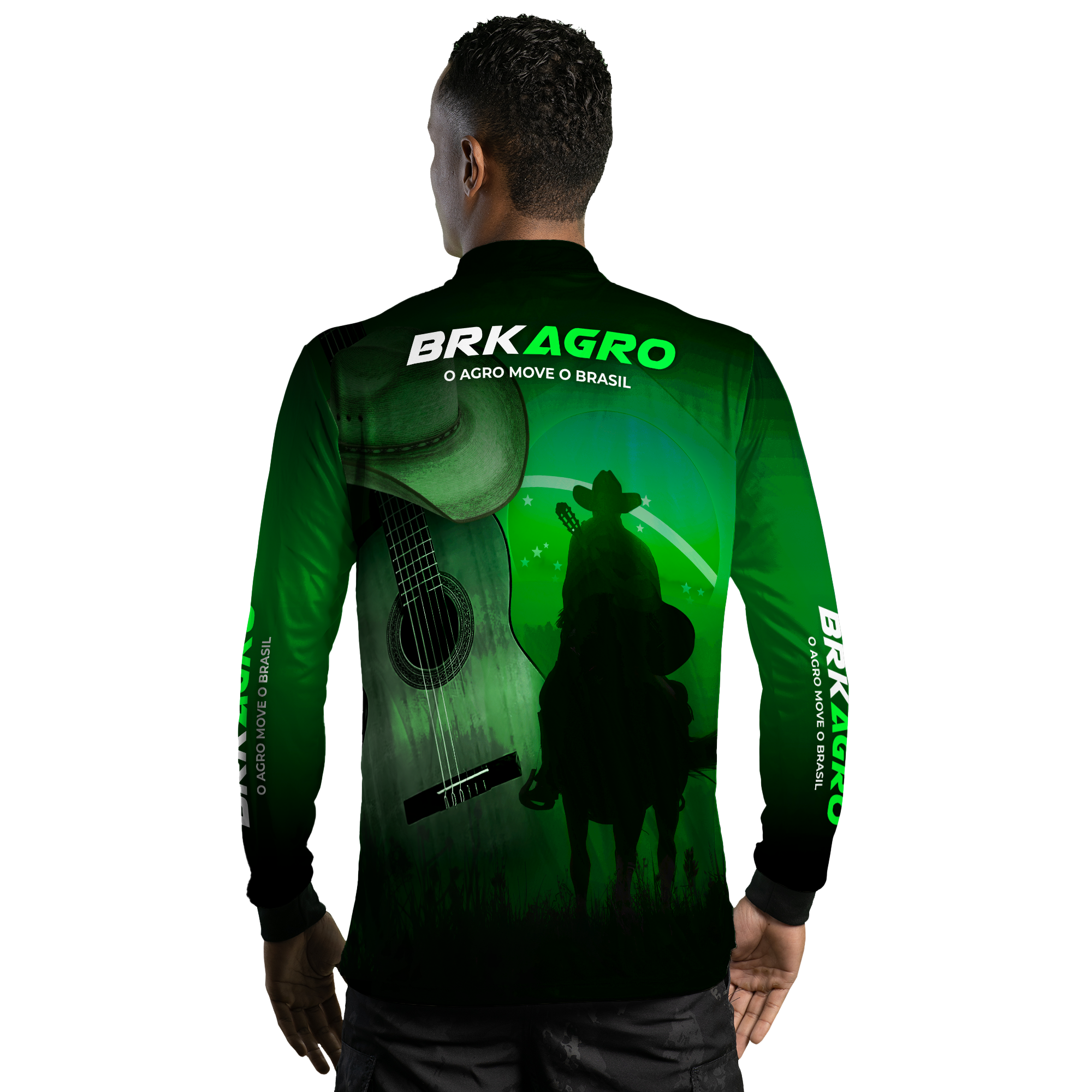 Camisa Agro Brk Country Violeiro com UV50+ - BRK AGRO