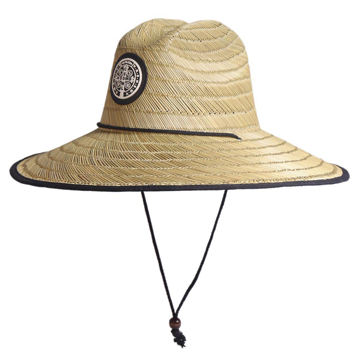 Chapéu Brk Palha Australiana Medalha São Bento - Brk Agro