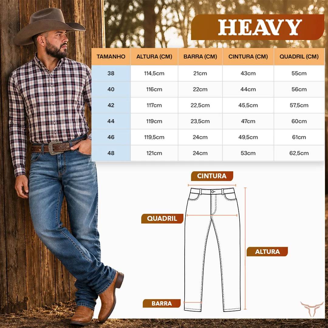 Calça Jeans Heavy Duty Denim - Masculina