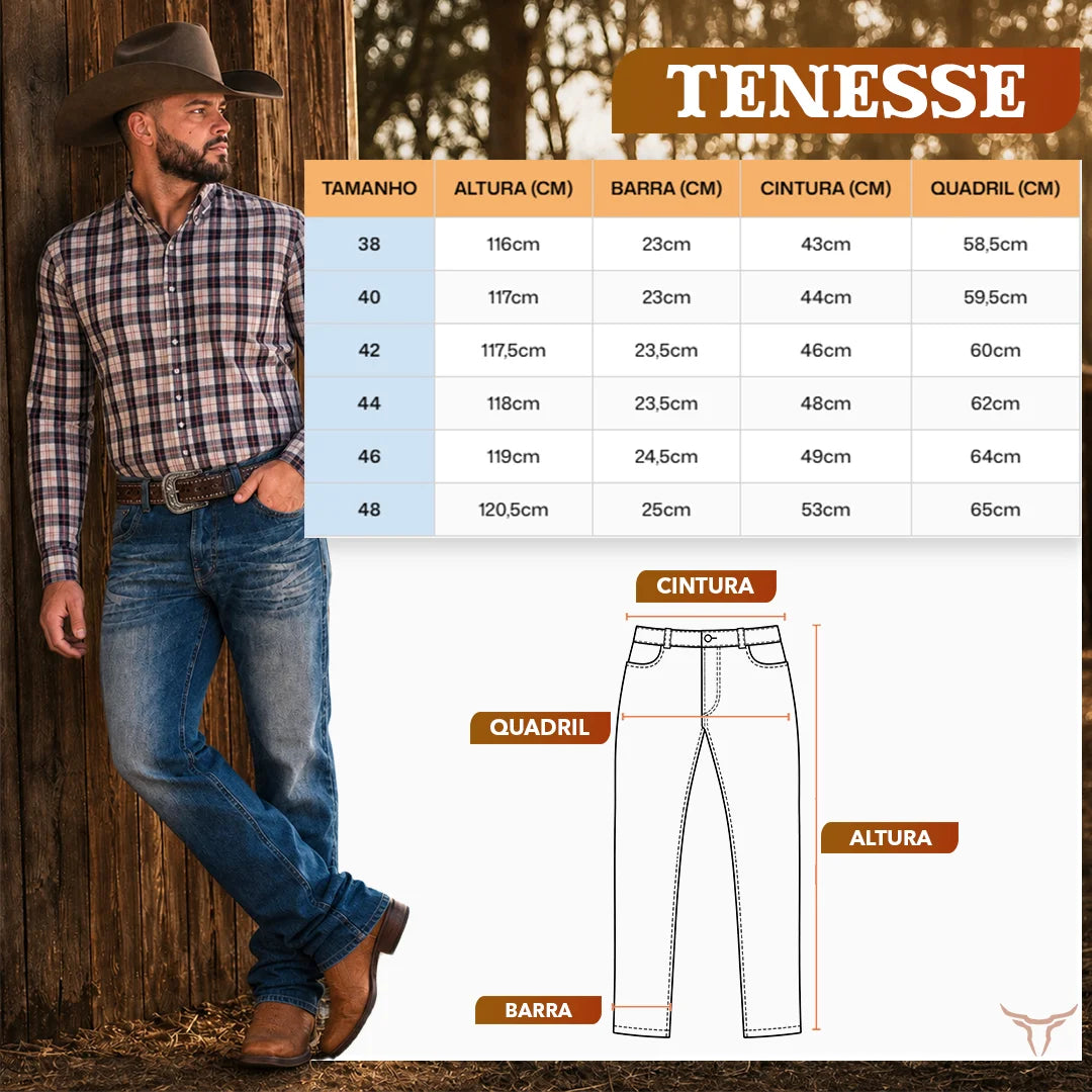Calça Jeans Tennesse Denim - Masculina