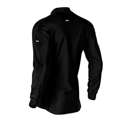 Camisa Agro Brk Manga Longa Preta com Proteção Solar UV50+ Envio Imediato - Brk Agro