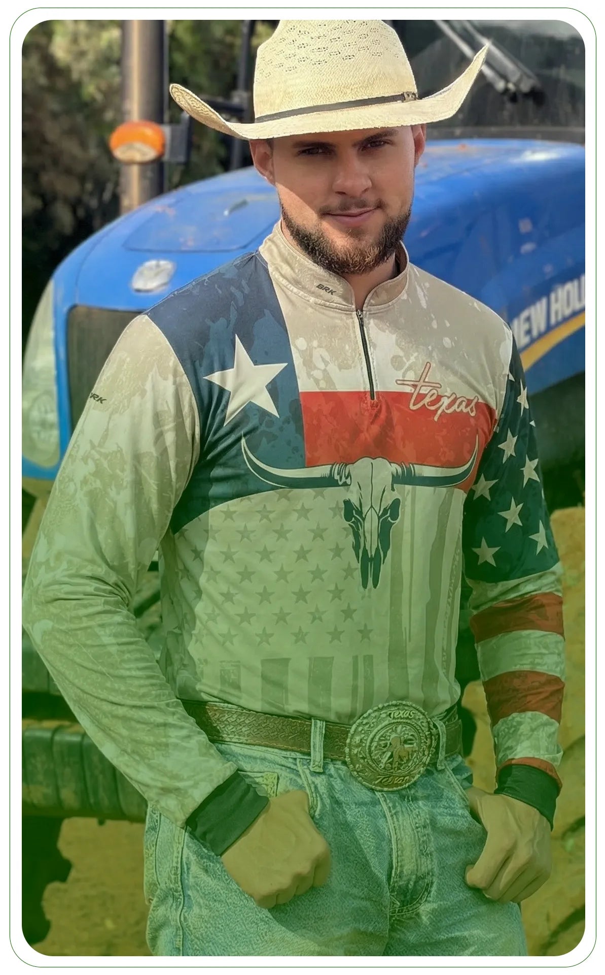 Camisa Agro Brk Trump e Bolsonaro com Proteção Solar UV50+ - Brk Agro