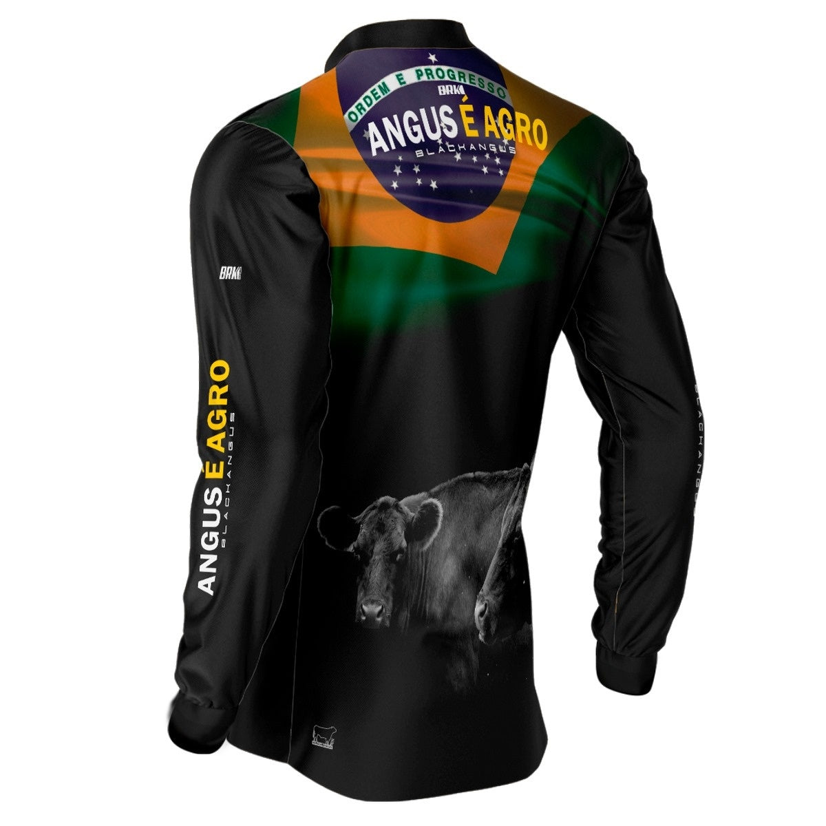 Camisa Agro Brk Angus é Agro Brasil com Proteção Solar UV50+ - BRK AGRO