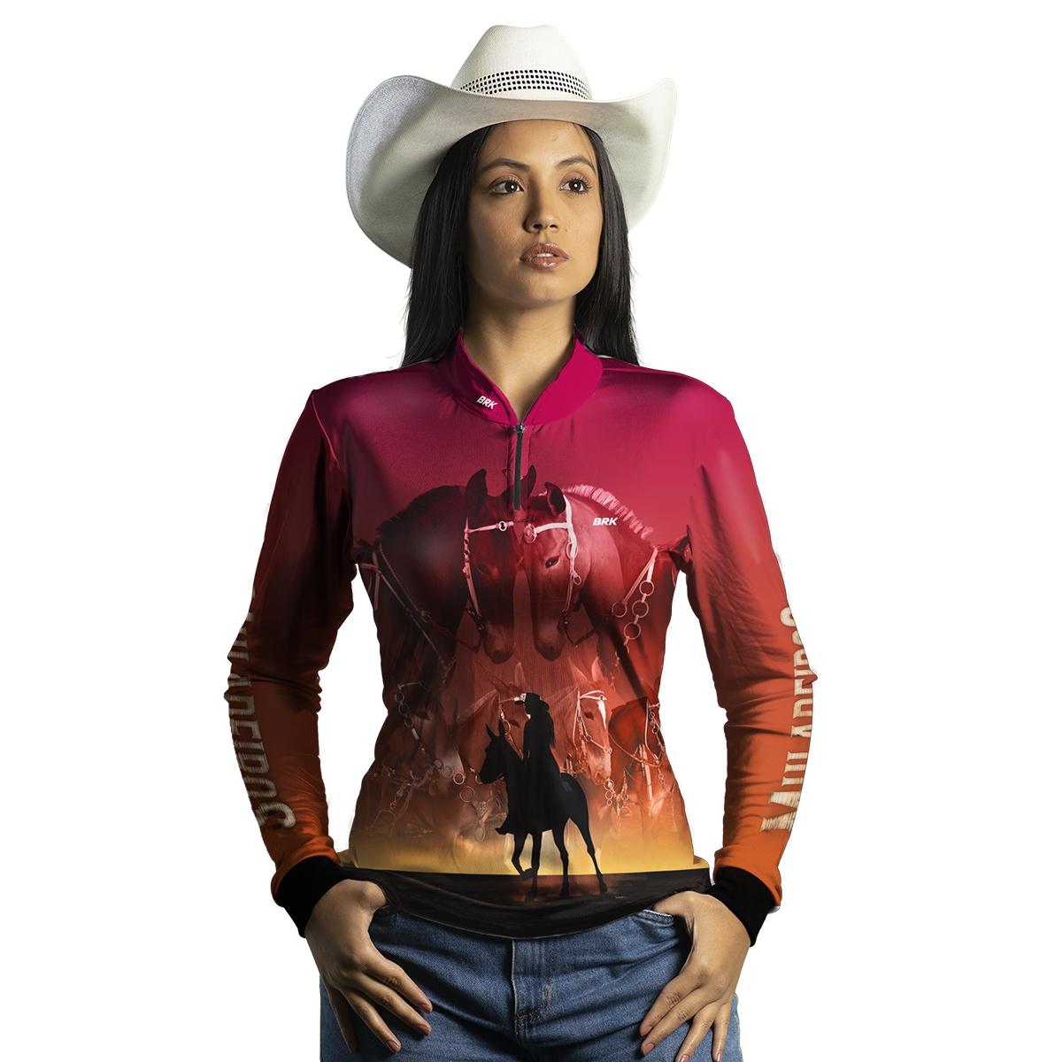 Camisa Agro Brk Feminina Muladeiros com UV50+ - BRK AGRO