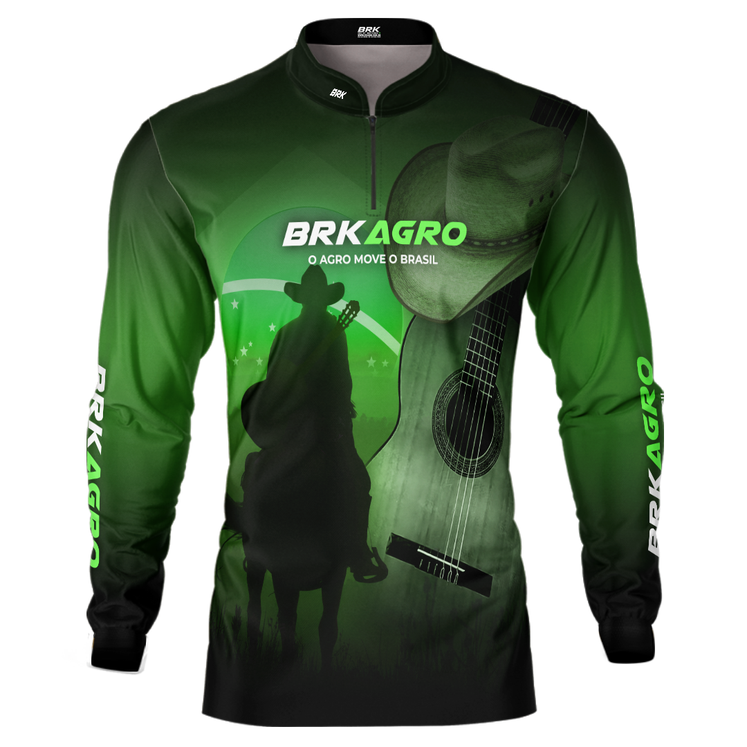 Camisa Agro Brk Country Violeiro com UV50+ - BRK AGRO