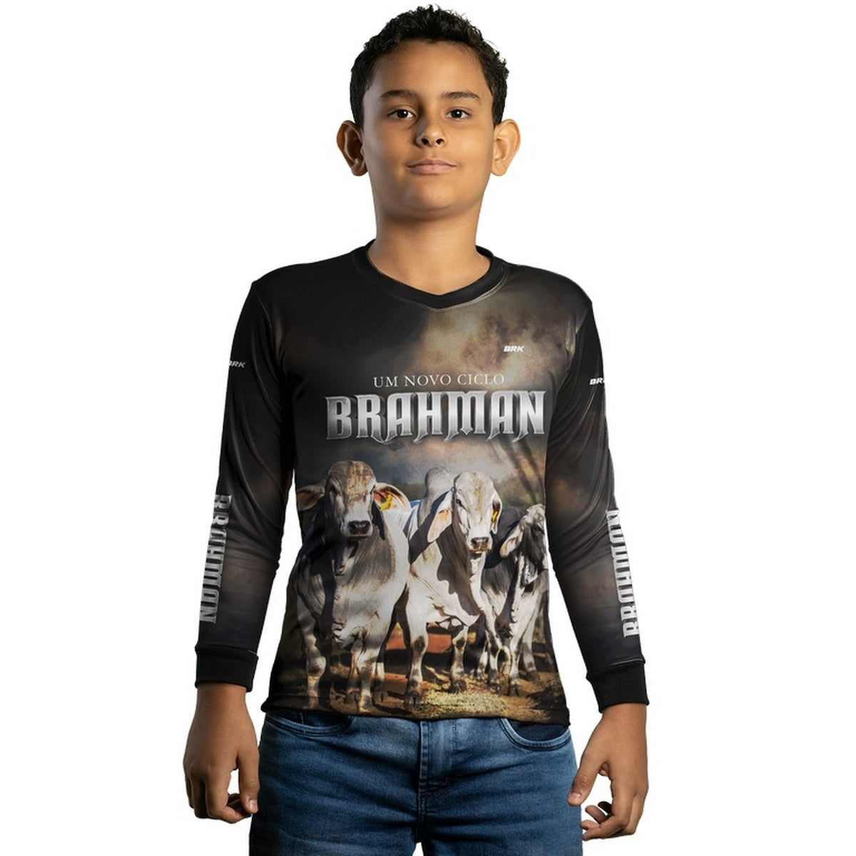 Camisa Agro Brk Raça Brahman com Proteção Solar UV50+ - BRK AGRO