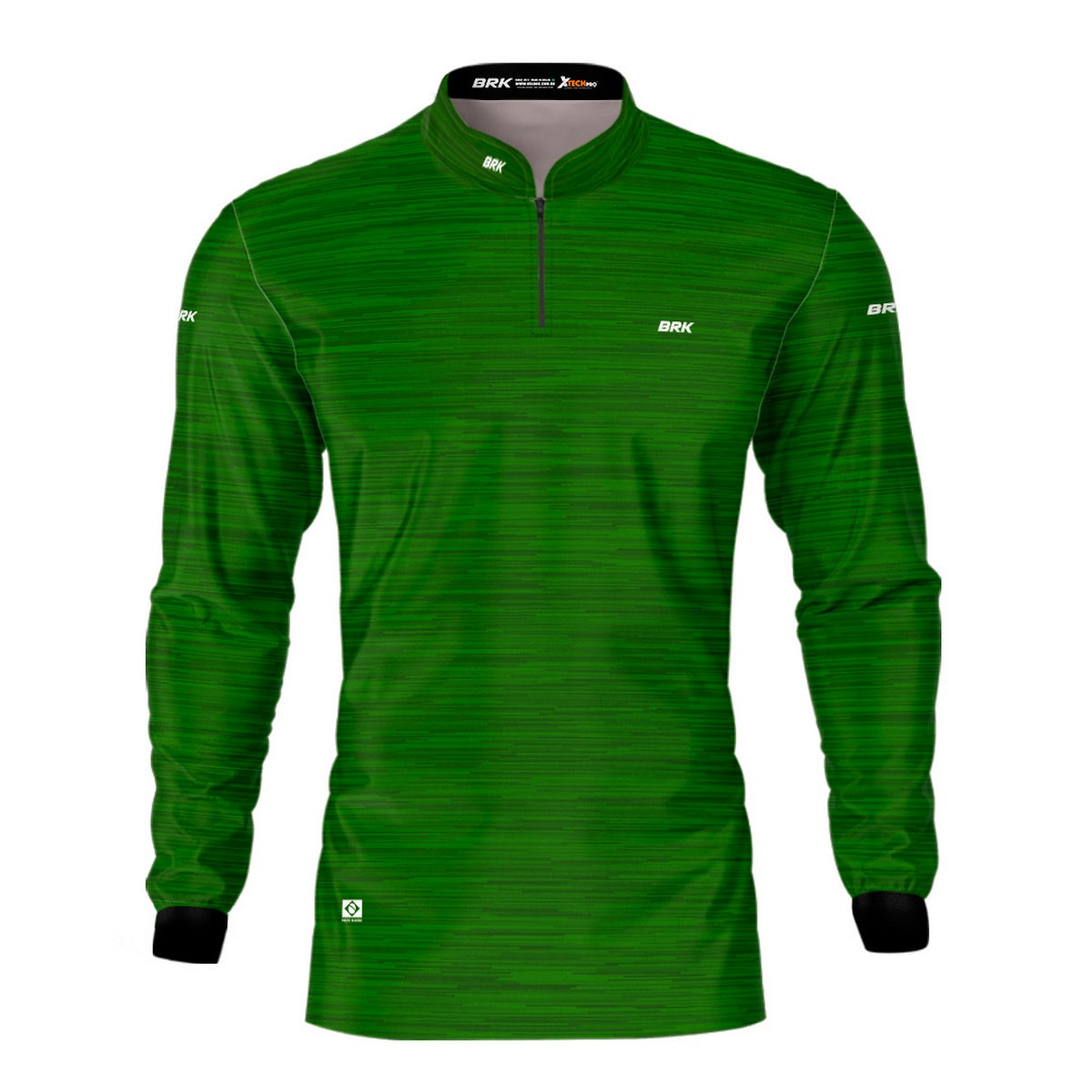 Camisa Masculina Agro Brk Mescla Verde Claro com Proteção Solar UV50+ - Brk Agro