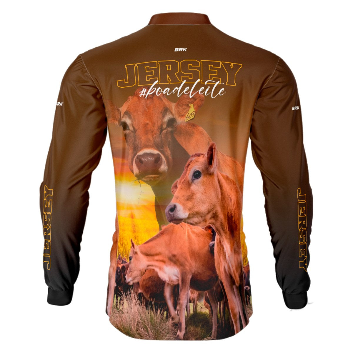 Camisa Agro Brk Vaca Jersey com Proteção Solar UV50+ - BRK AGRO