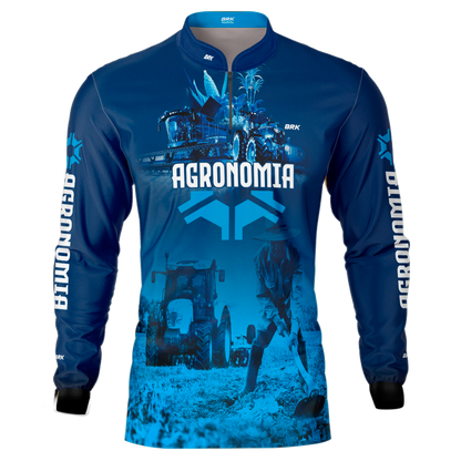 Camisa Agro Brk Agronomia Azul com Uv50+ - BRK AGRO
